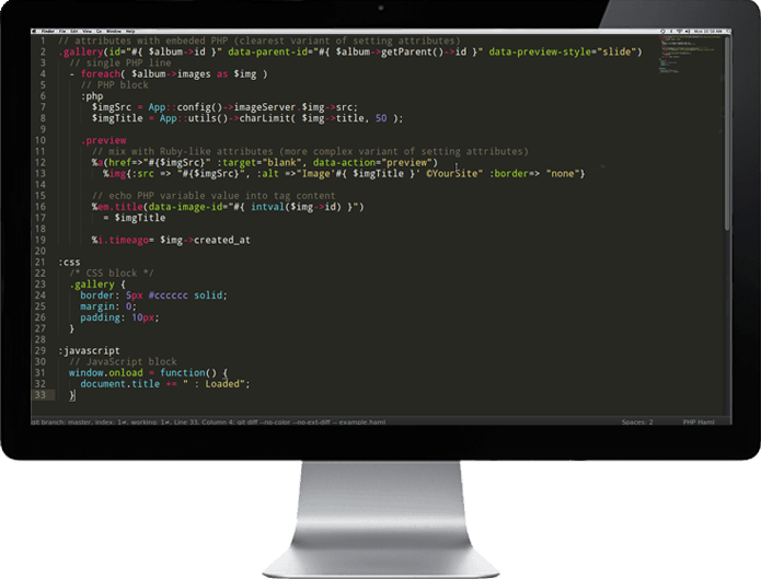 Computer Code On Computer Screen Computer Code On Computer Screen