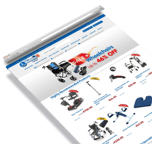 The Mobility Shop 3D Browser Mockup